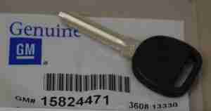 Ключ зажигания GM артикул: 15824471