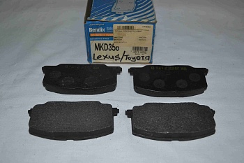 Колодки тормозные передние Lexus es250 90-91  Celica 86-93  Camry 87-91 BENDIX арт. MKD356