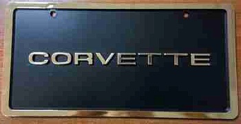 Номерной знак "Corvette" GSTYLE арт. 600700