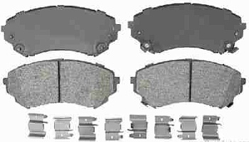 Колодки тормозные, передние Cadillac Cts 08-13г RAYBESTOS артикул: PGD1331M