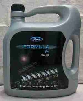 Масло моторное синтетическое "Formula F" 5W30S, 5L FORD артикул: 14E8BA